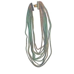 Yohai Vintage 80’s Chain multi-strand Necklace Yohai Rare Patina